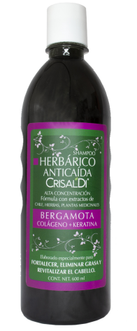 SHAMPOO HERBARICO BERGAMOTA 600ML