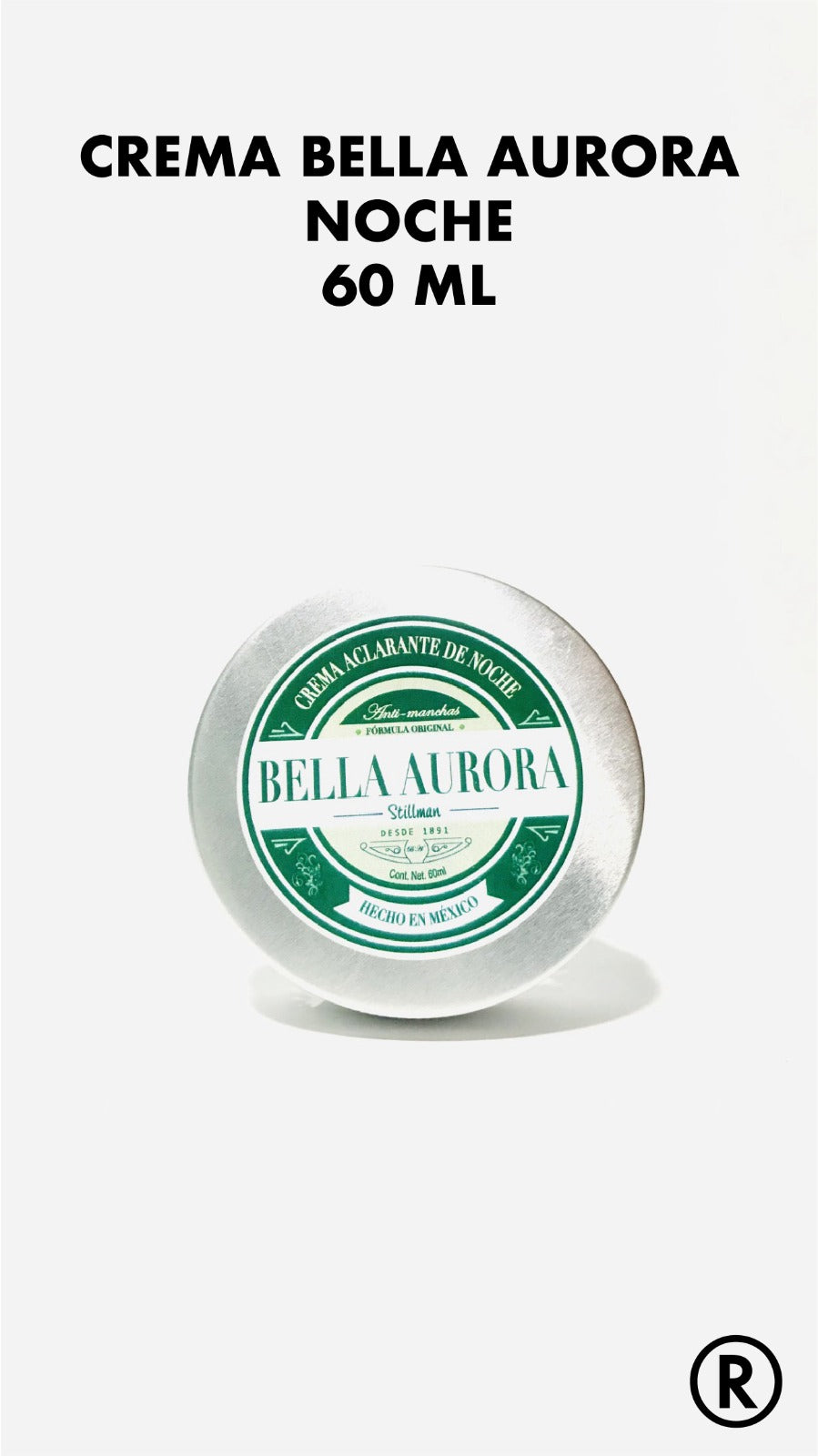 CREMA ACLARANTE DE NOCHE BELLA AURORA STILMAN (60 ML)