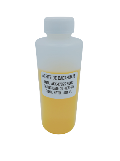 Aceite de cacahuate 100 ml