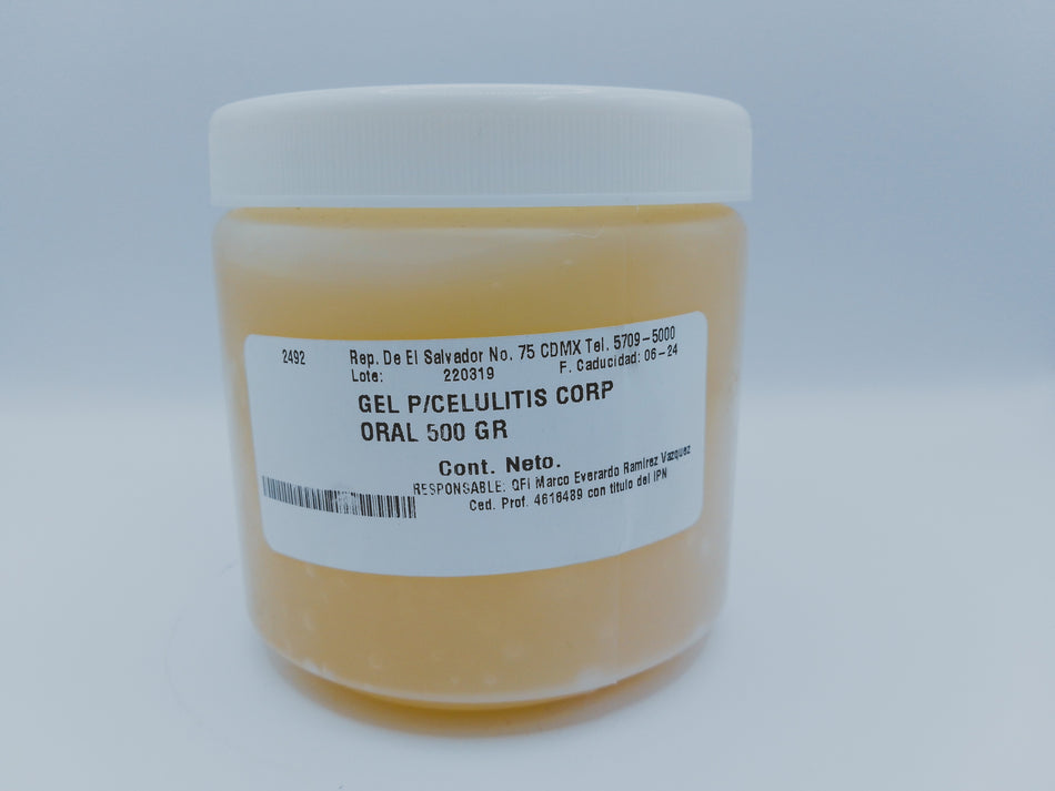 GEL P/CELULITIS CORPORAL 500GR