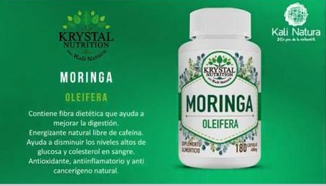 KTYSTAL NUTRICION MORINGA OLEÍFERA 180 CAPS